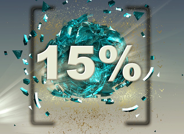 15％